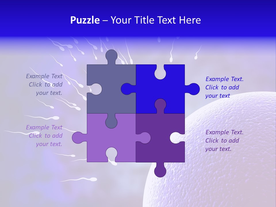 Cell Birth Fertilisation PowerPoint Template