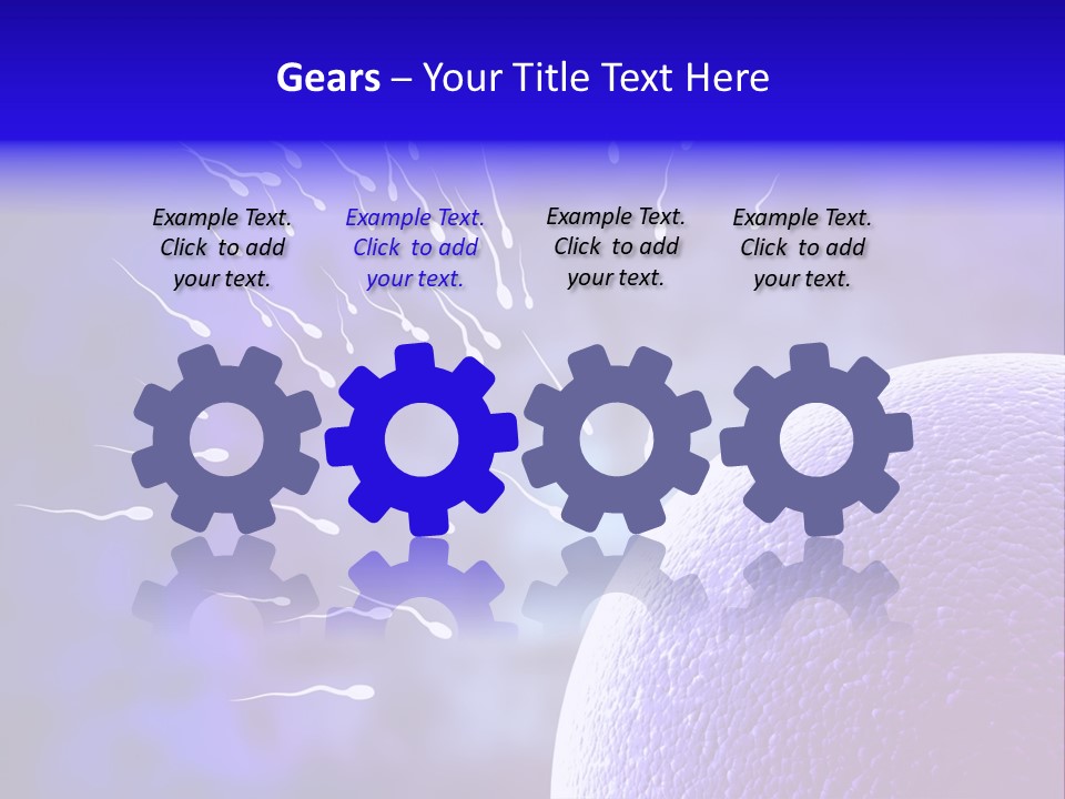 Cell Birth Fertilisation PowerPoint Template