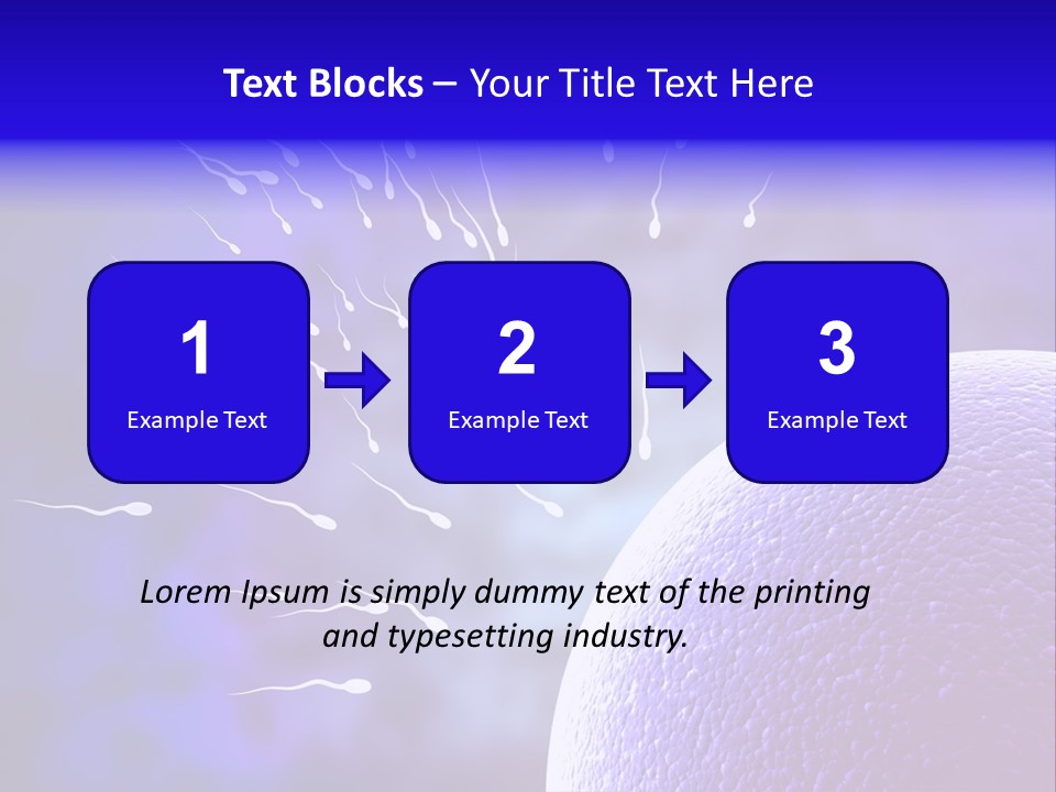 Cell Birth Fertilisation PowerPoint Template