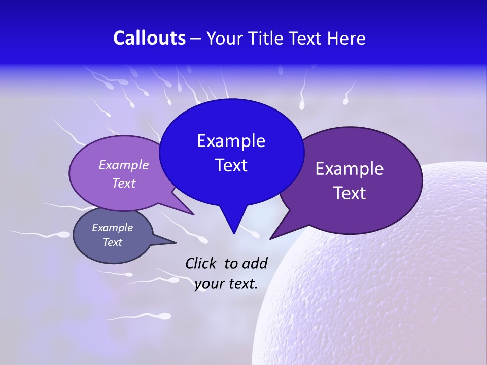 Cell Birth Fertilisation PowerPoint Template