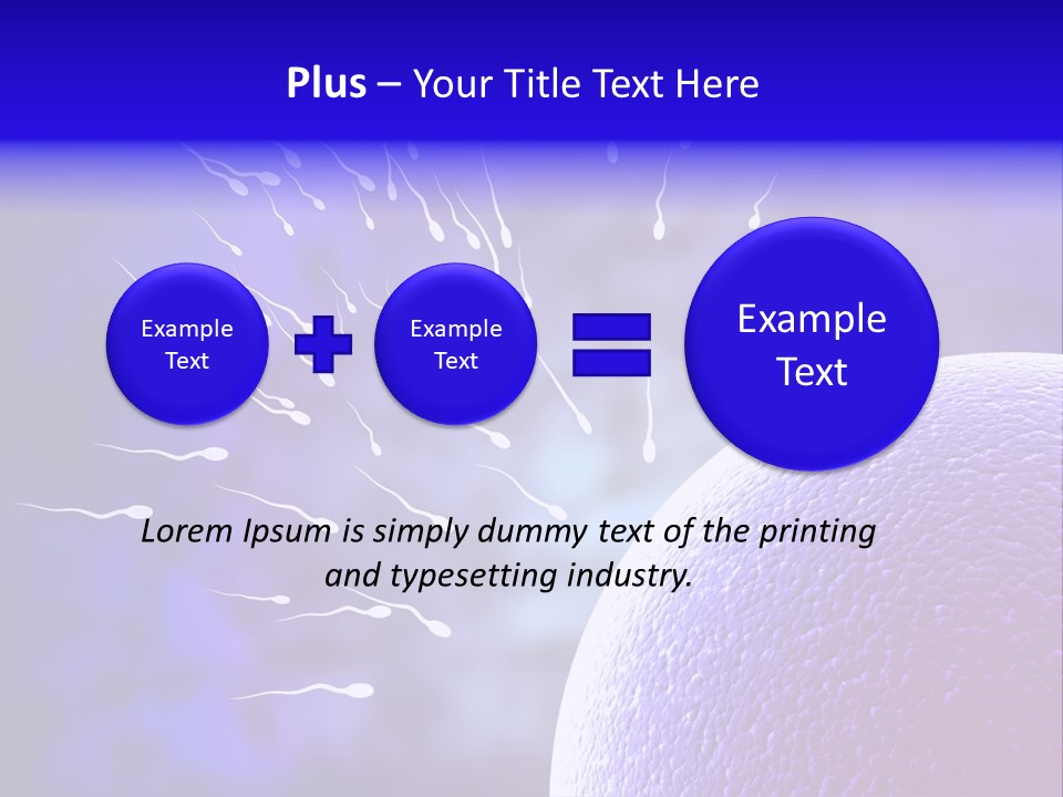 Cell Birth Fertilisation PowerPoint Template