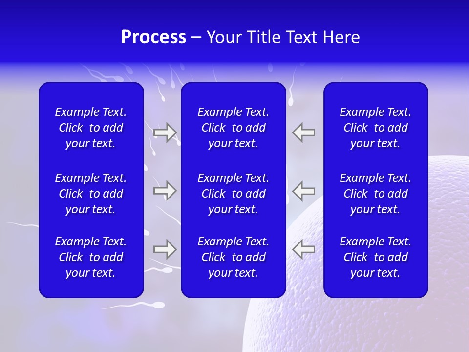 Cell Birth Fertilisation PowerPoint Template