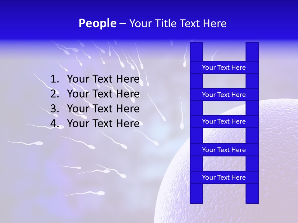 Cell Birth Fertilisation PowerPoint Template