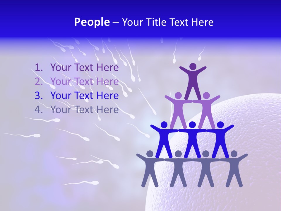 Cell Birth Fertilisation PowerPoint Template