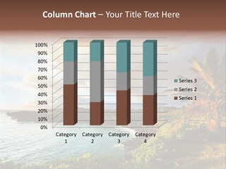 Seascape Island Mountain PowerPoint Template