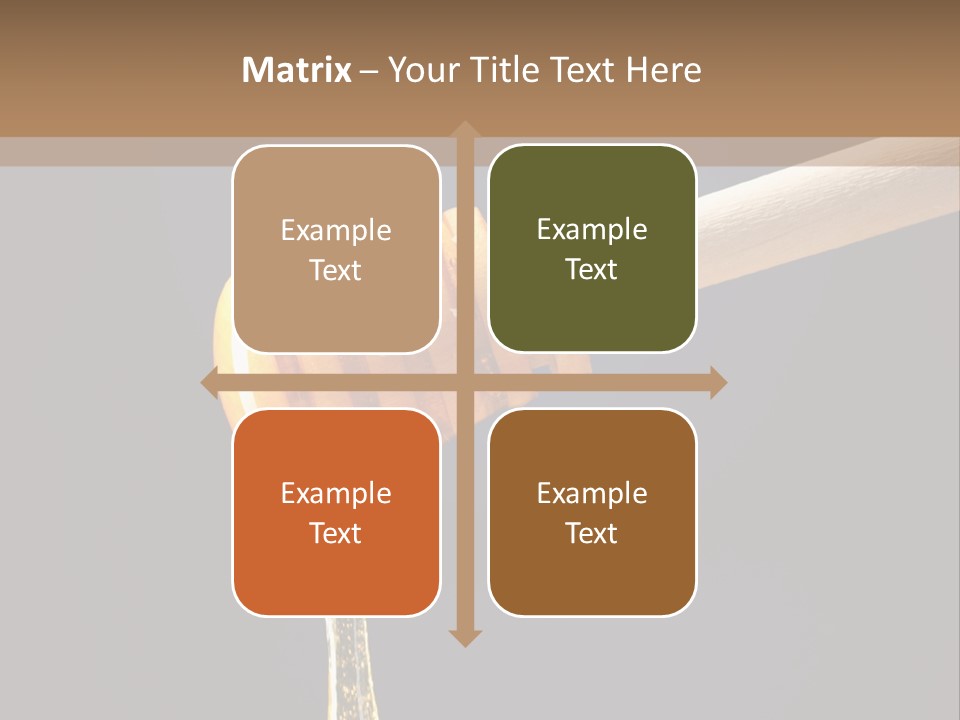 Still Life Square Transparent PowerPoint Template