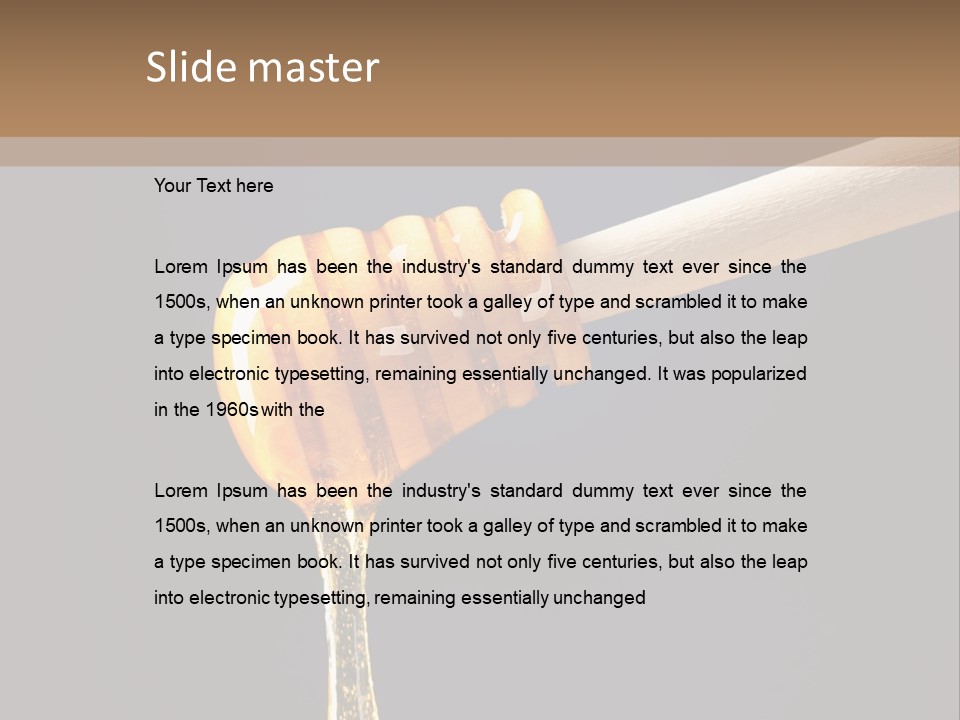 Still Life Square Transparent PowerPoint Template