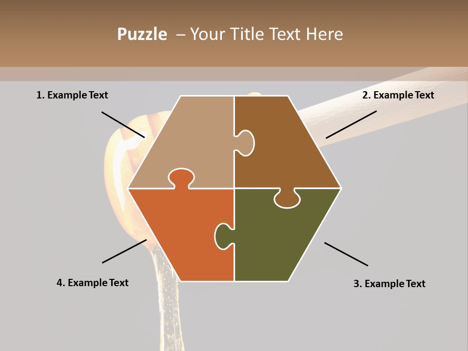Still Life Square Transparent PowerPoint Template