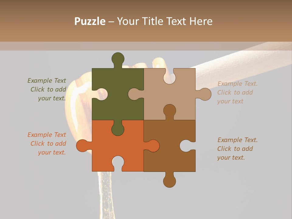 Still Life Square Transparent PowerPoint Template