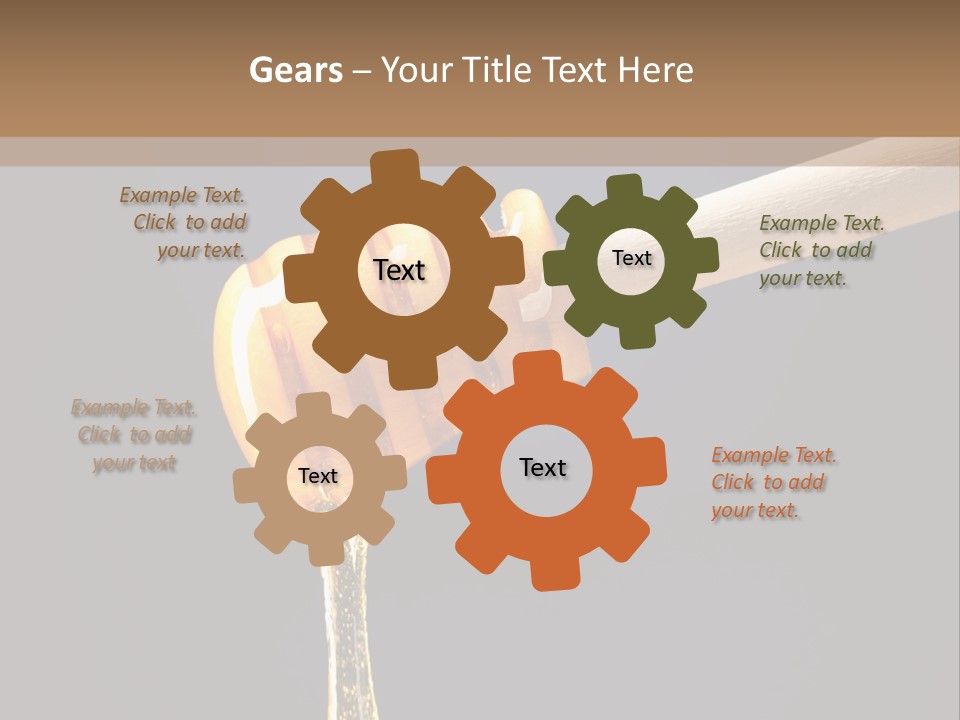 Still Life Square Transparent PowerPoint Template
