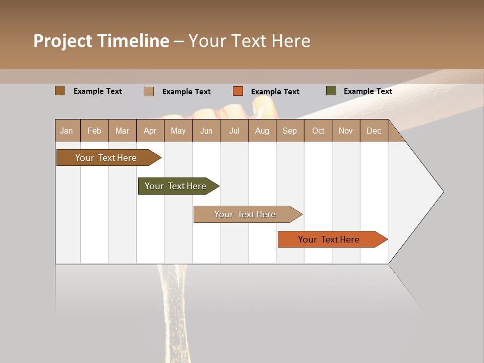 Still Life Square Transparent PowerPoint Template
