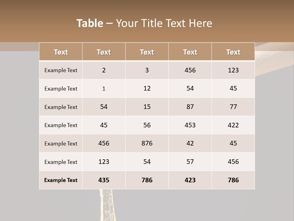 Still Life Square Transparent PowerPoint Template