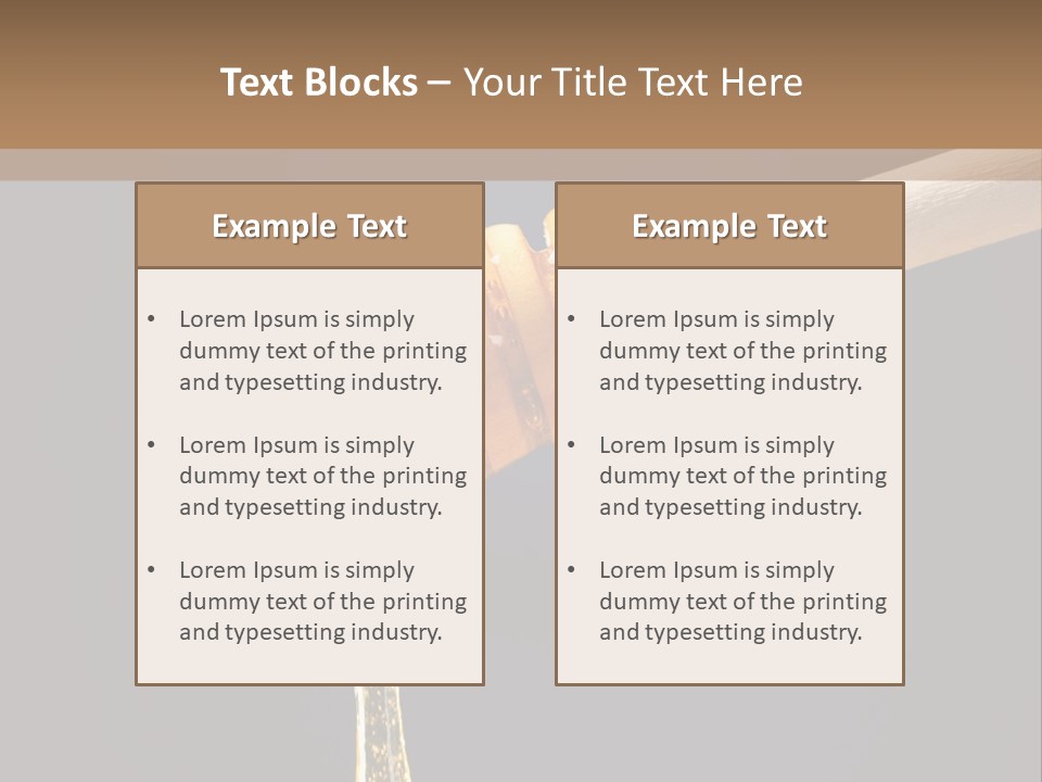 Still Life Square Transparent PowerPoint Template