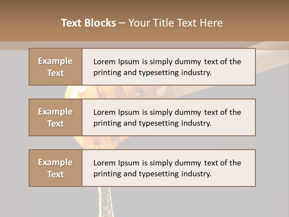 Still Life Square Transparent PowerPoint Template