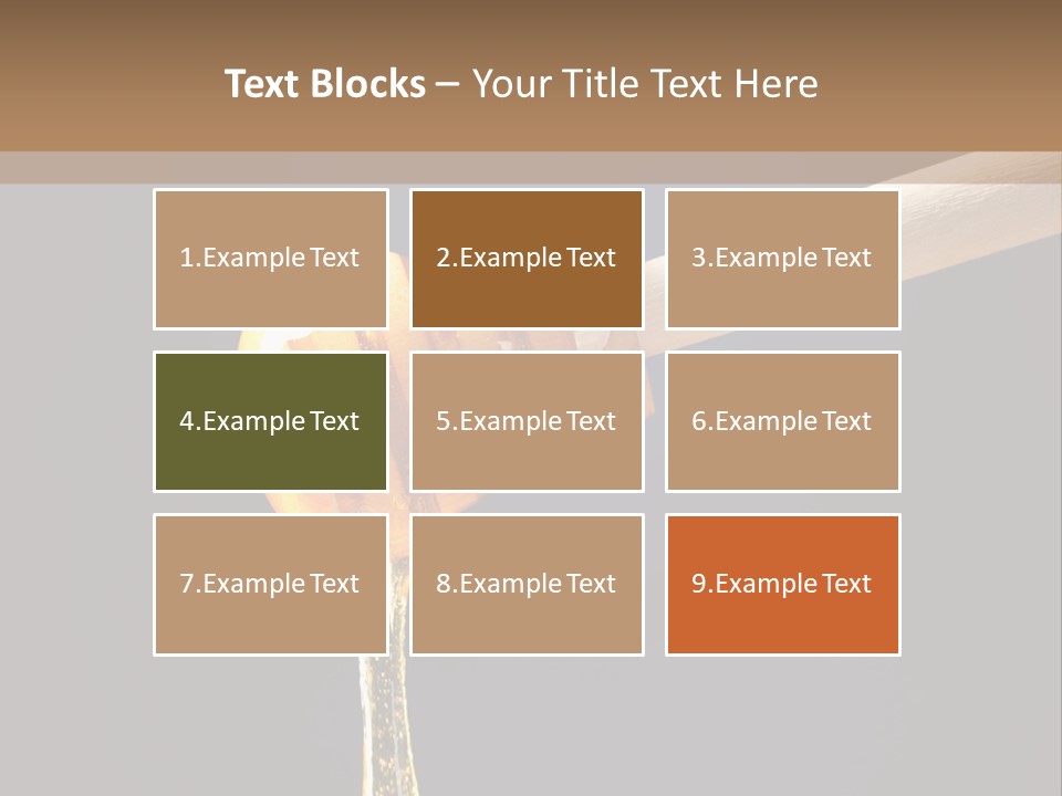 Still Life Square Transparent PowerPoint Template