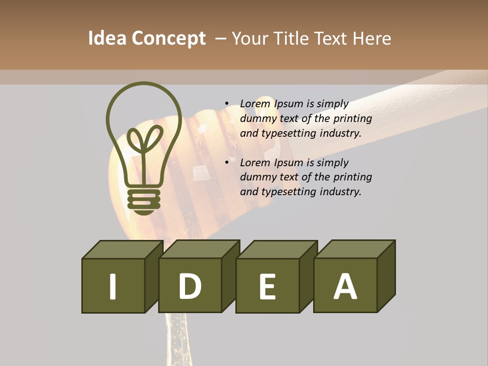 Still Life Square Transparent PowerPoint Template