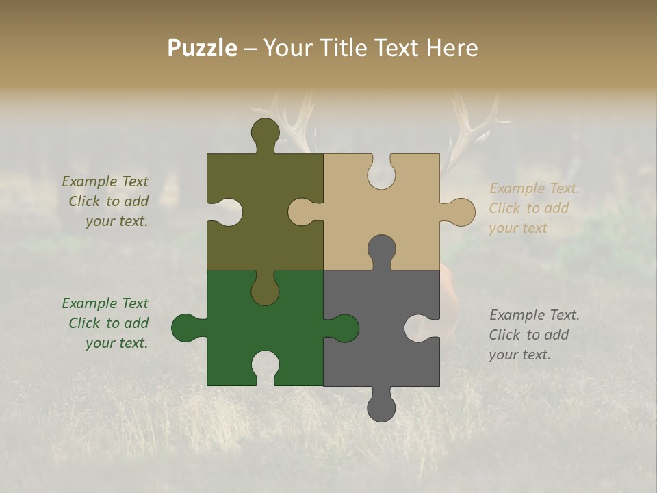 Antler Woods Holland PowerPoint Template