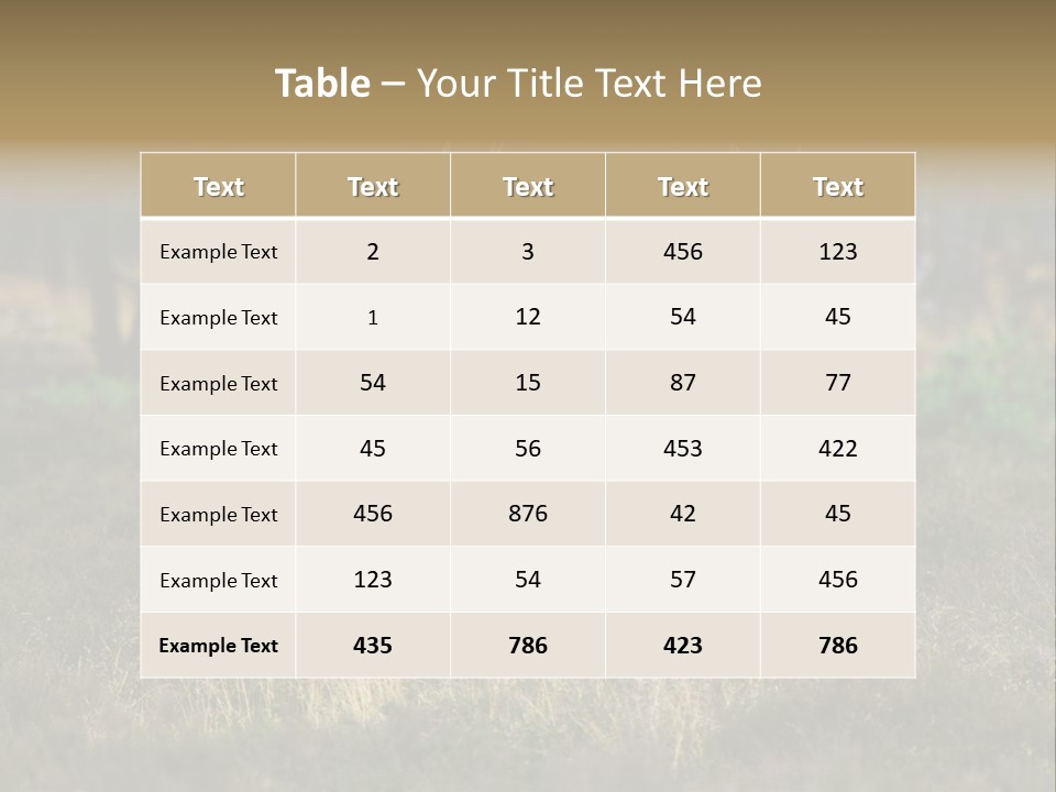 Antler Woods Holland PowerPoint Template