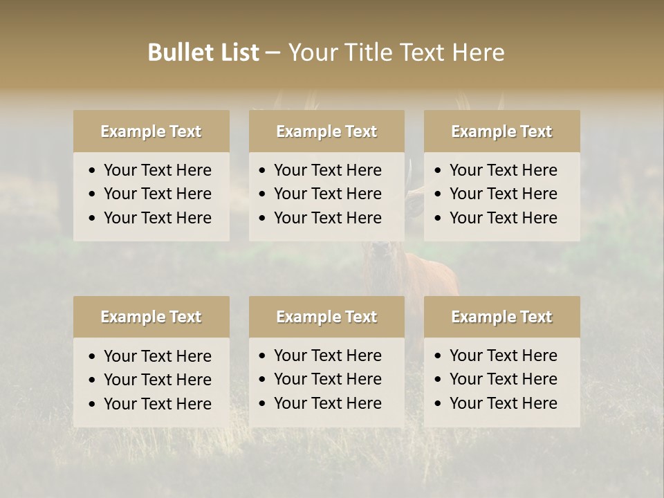 Antler Woods Holland PowerPoint Template