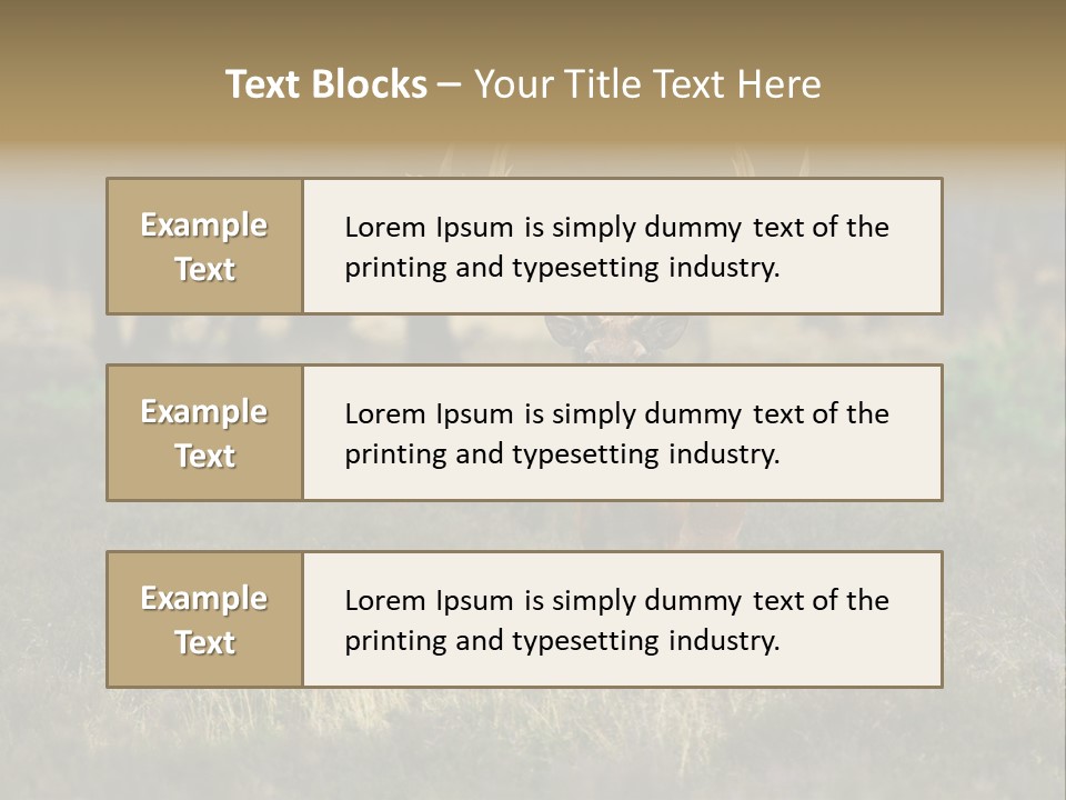 Antler Woods Holland PowerPoint Template