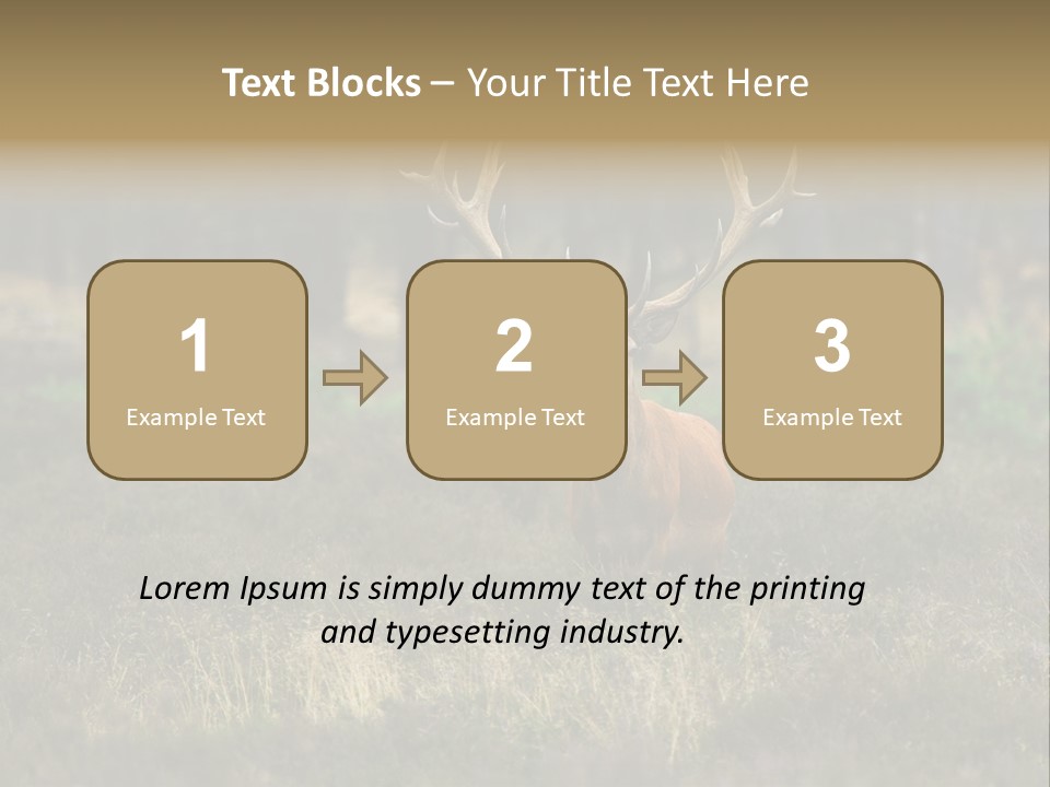 Antler Woods Holland PowerPoint Template