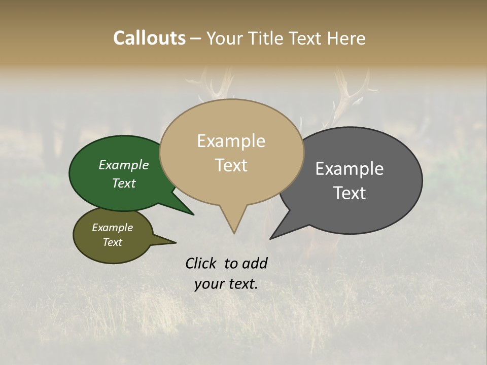 Antler Woods Holland PowerPoint Template