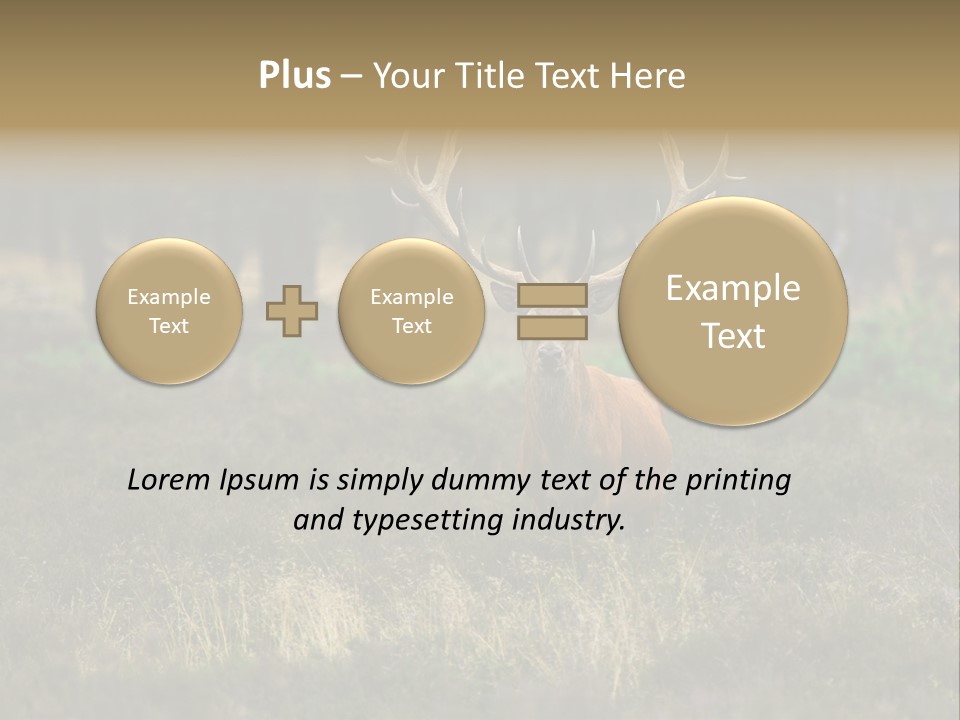 Antler Woods Holland PowerPoint Template