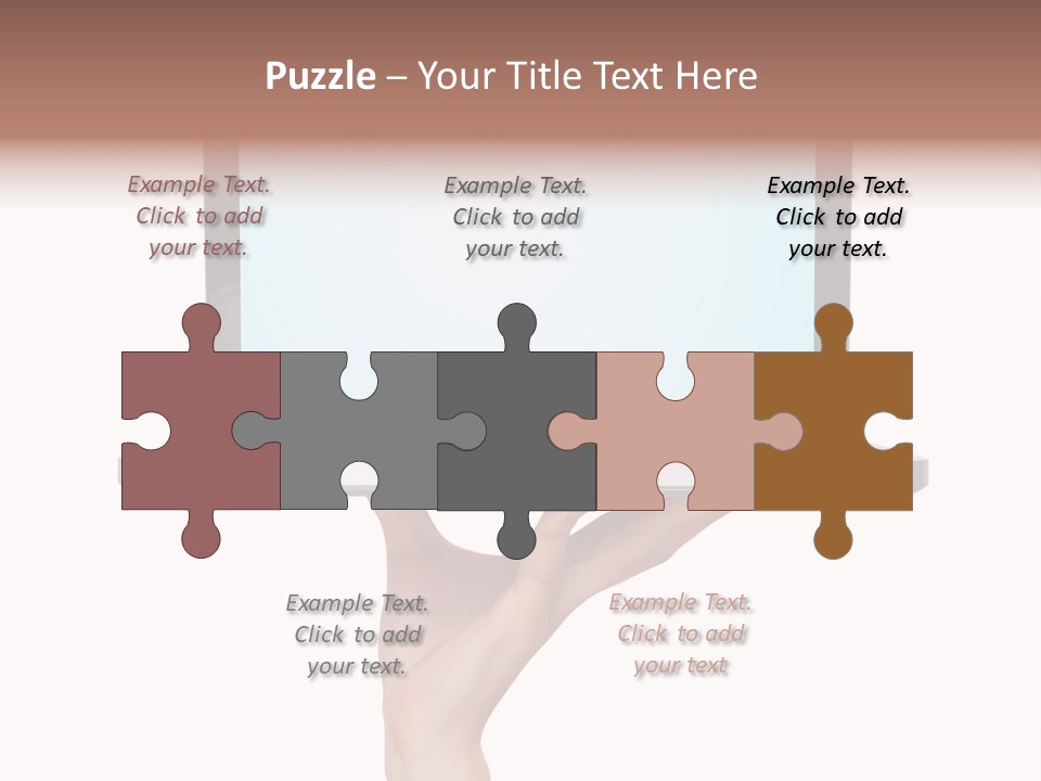 Lady Shopping Card PowerPoint Template