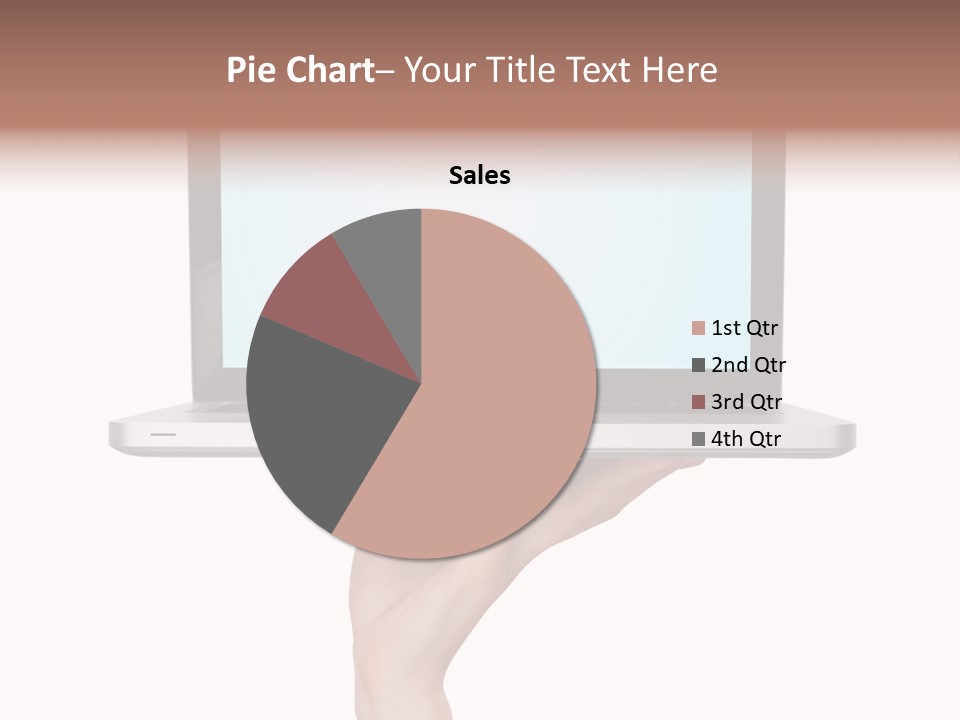 Lady Shopping Card PowerPoint Template