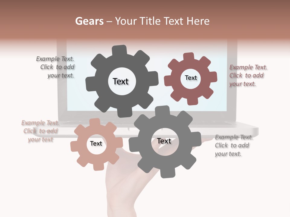 Lady Shopping Card PowerPoint Template