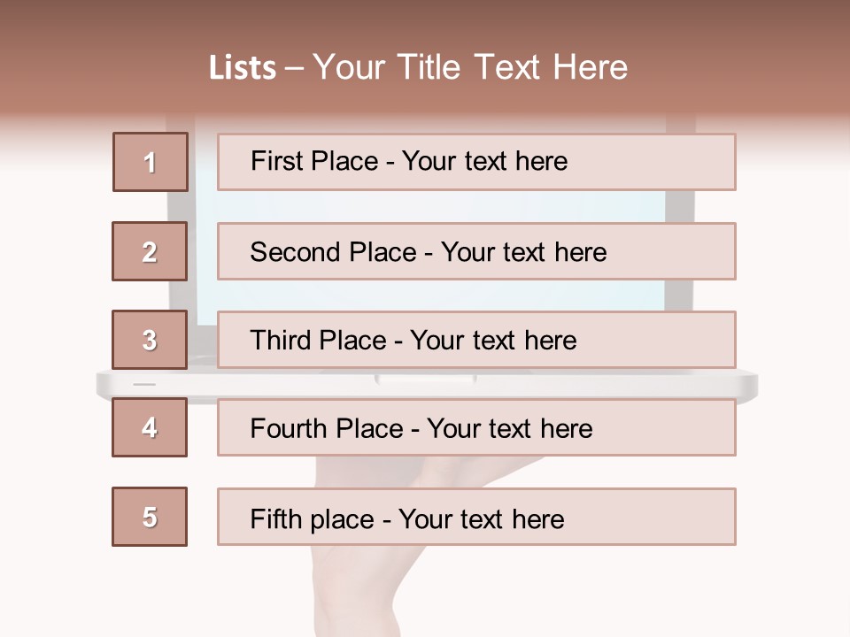 Lady Shopping Card PowerPoint Template