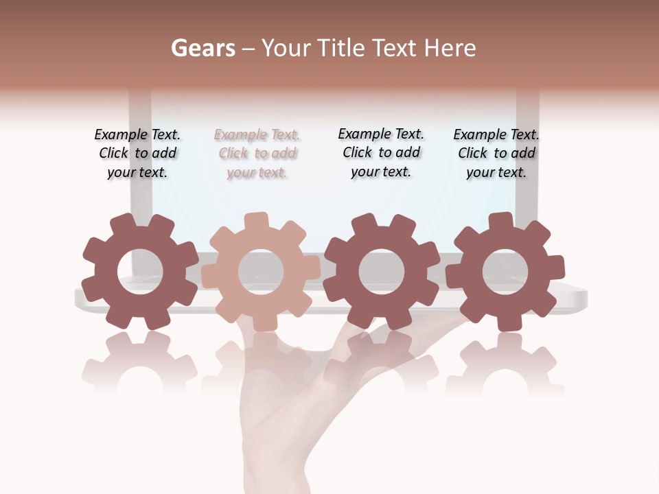 Lady Shopping Card PowerPoint Template