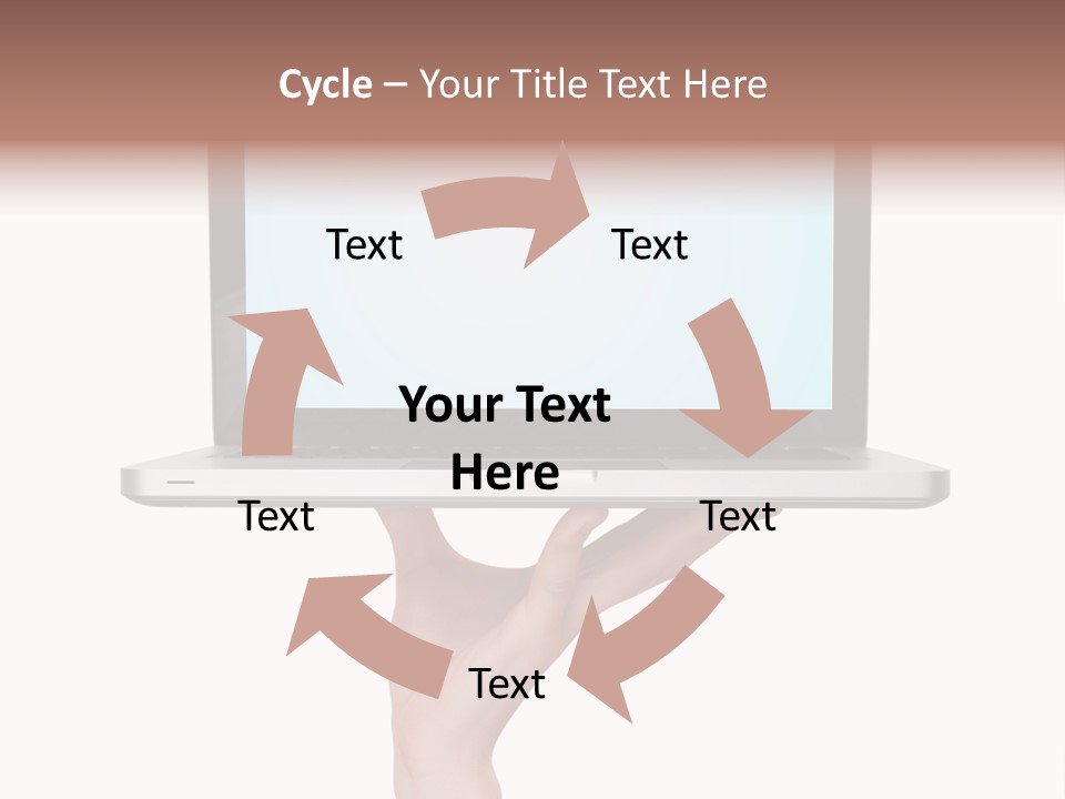 Lady Shopping Card PowerPoint Template