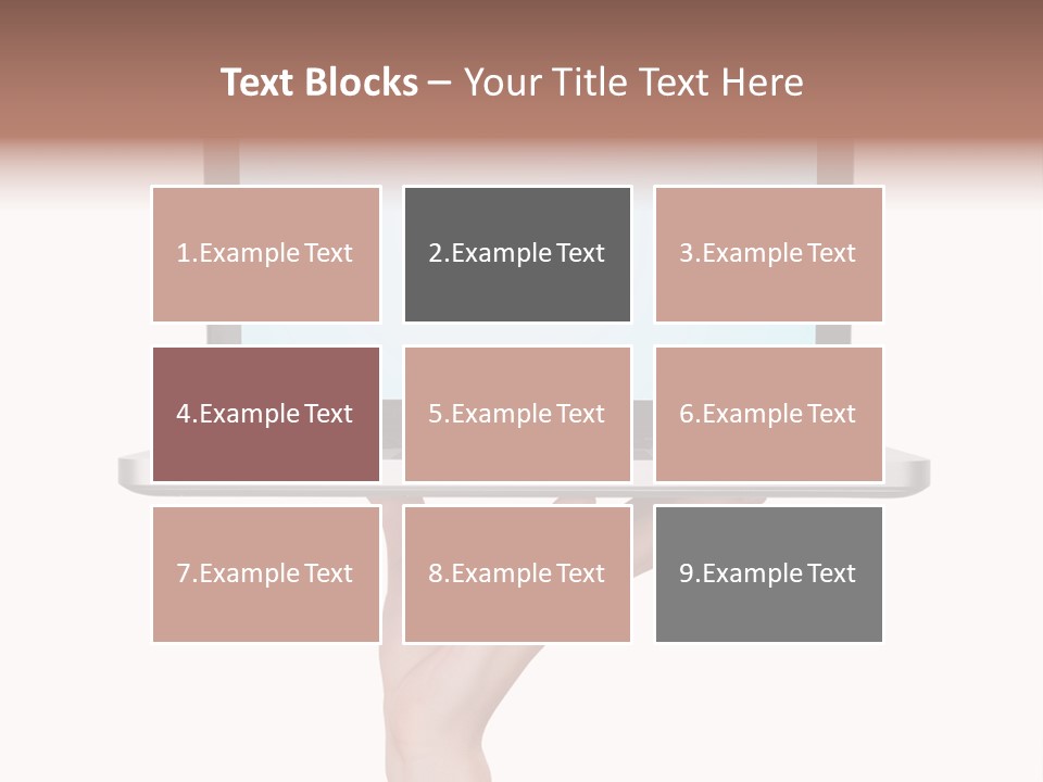 Lady Shopping Card PowerPoint Template