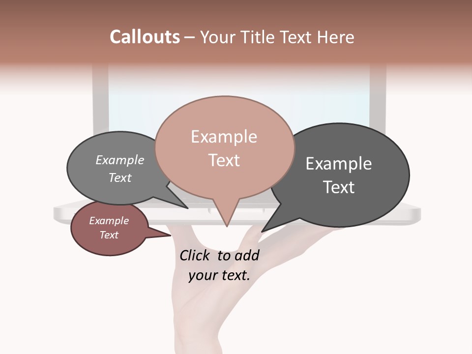 Lady Shopping Card PowerPoint Template