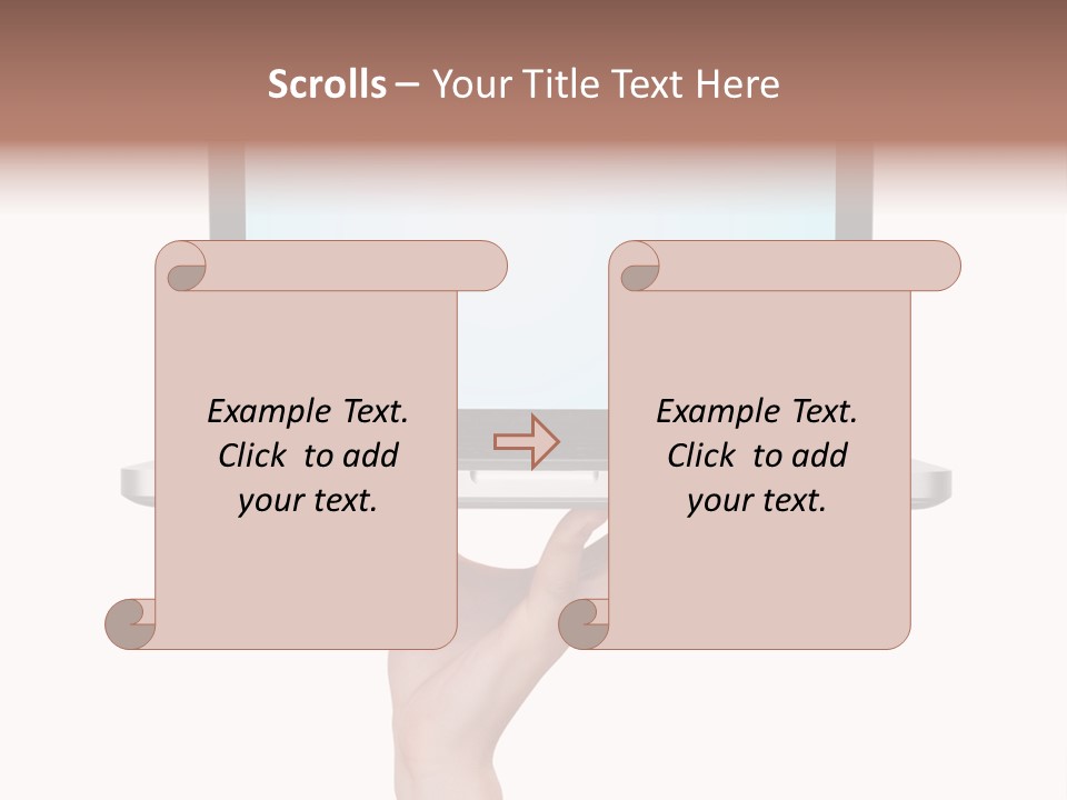 Lady Shopping Card PowerPoint Template