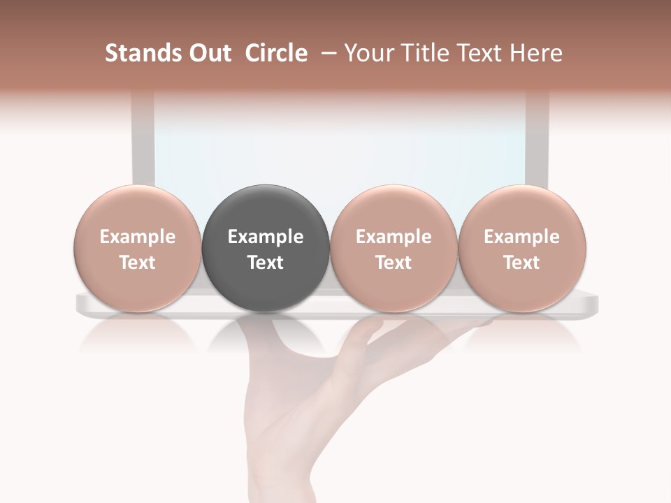 Lady Shopping Card PowerPoint Template