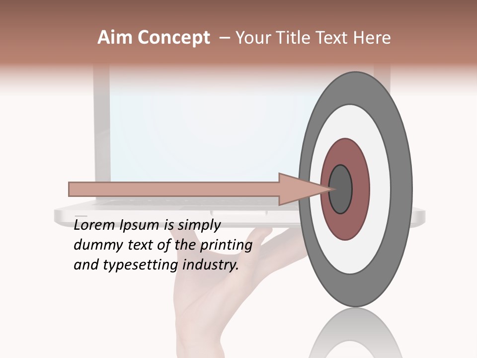 Lady Shopping Card PowerPoint Template