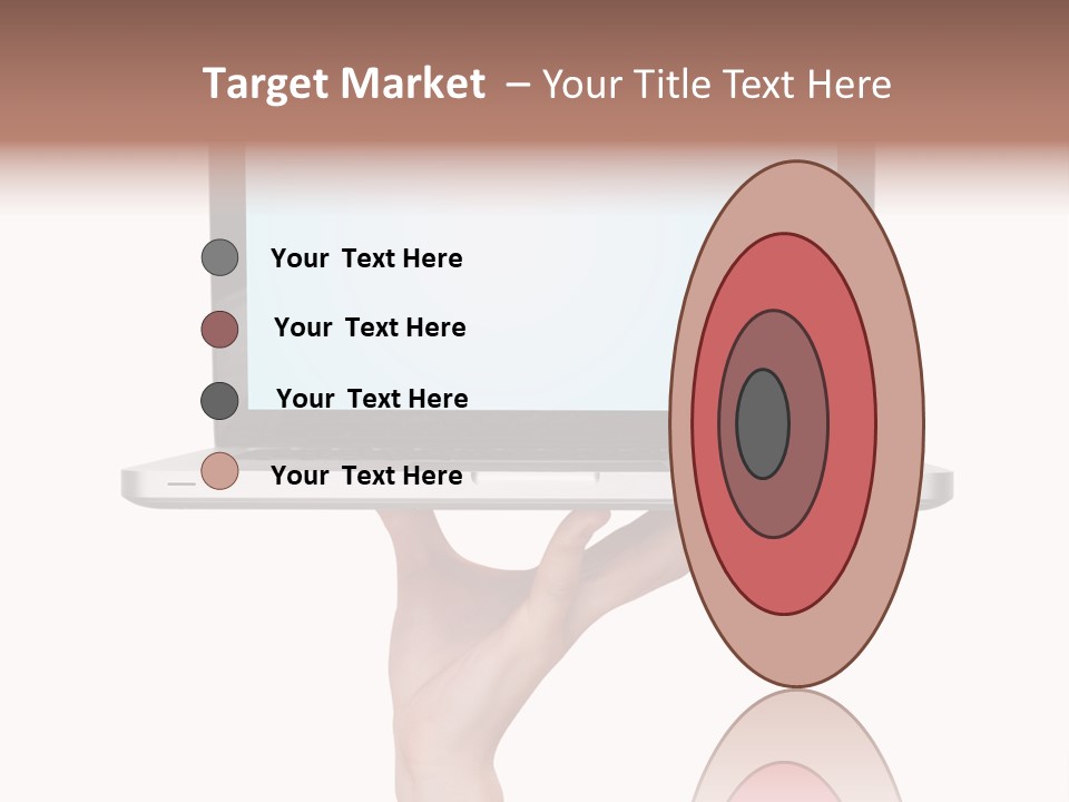 Lady Shopping Card PowerPoint Template