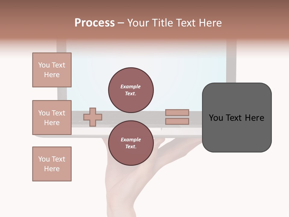 Lady Shopping Card PowerPoint Template