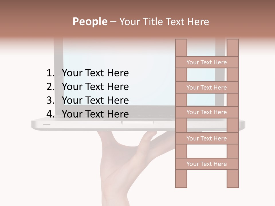Lady Shopping Card PowerPoint Template