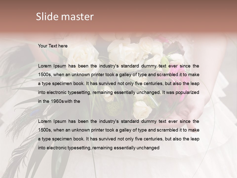 Yellow Rose Romantic PowerPoint Template