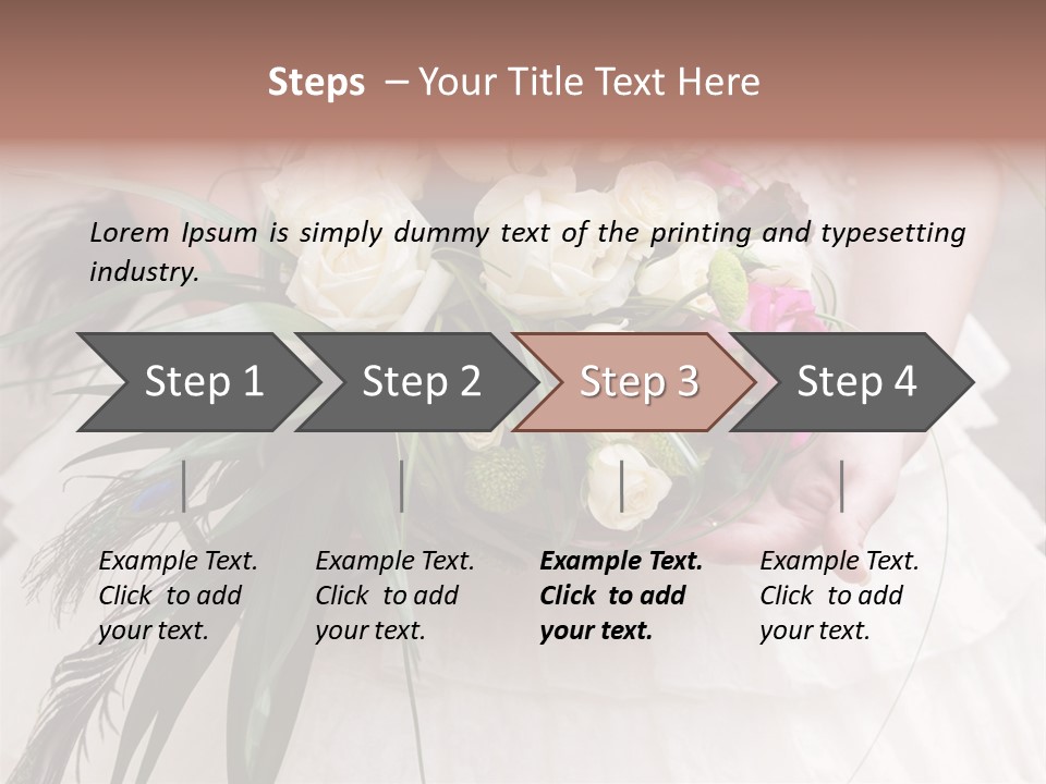 Yellow Rose Romantic PowerPoint Template