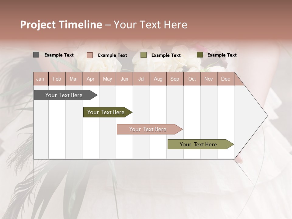 Yellow Rose Romantic PowerPoint Template
