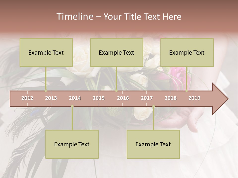 Yellow Rose Romantic PowerPoint Template