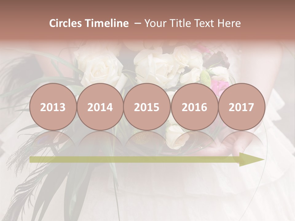 Yellow Rose Romantic PowerPoint Template