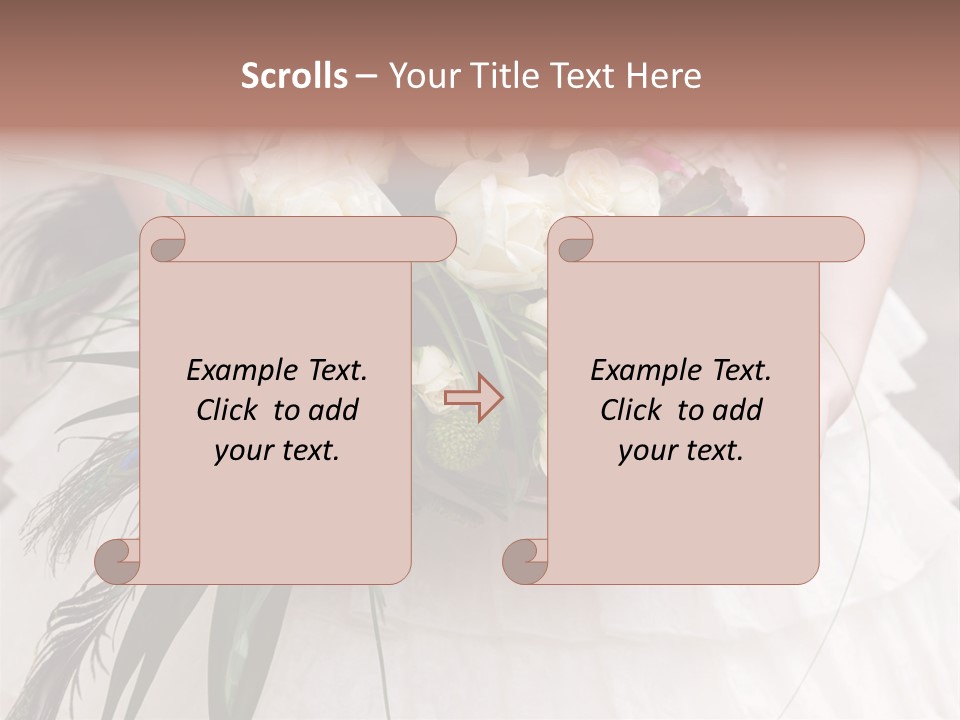 Yellow Rose Romantic PowerPoint Template