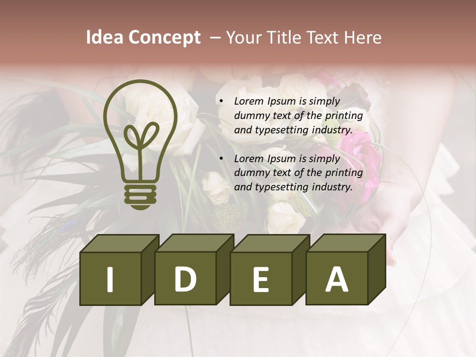 Yellow Rose Romantic PowerPoint Template