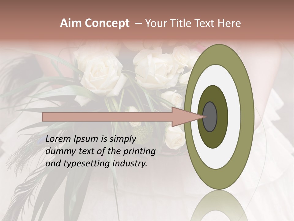 Yellow Rose Romantic PowerPoint Template