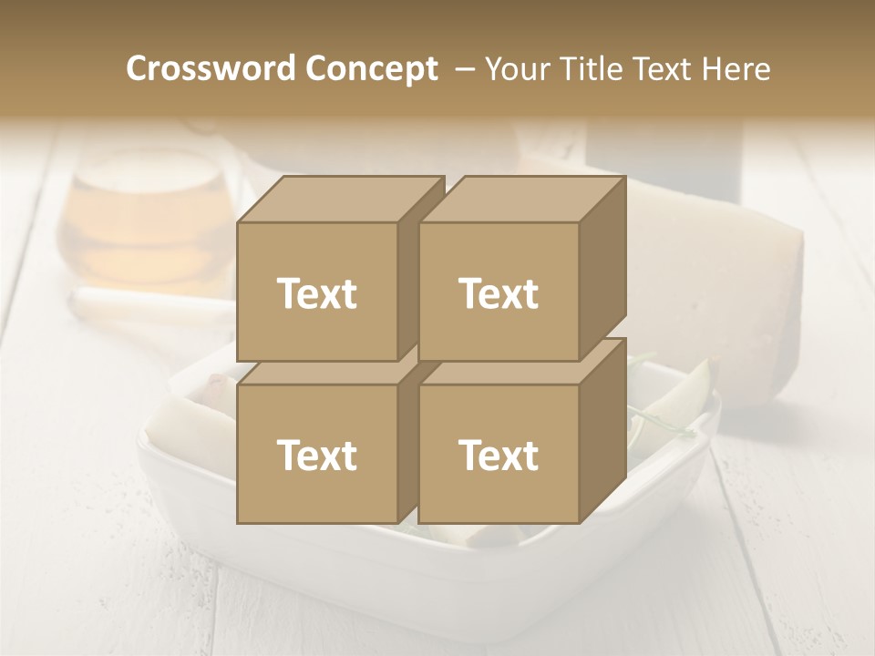 Balsamic Olive Vegetarian PowerPoint Template